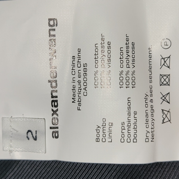 Alexander Wang Black Blazer Satin Lapels - Picture 9 of 10